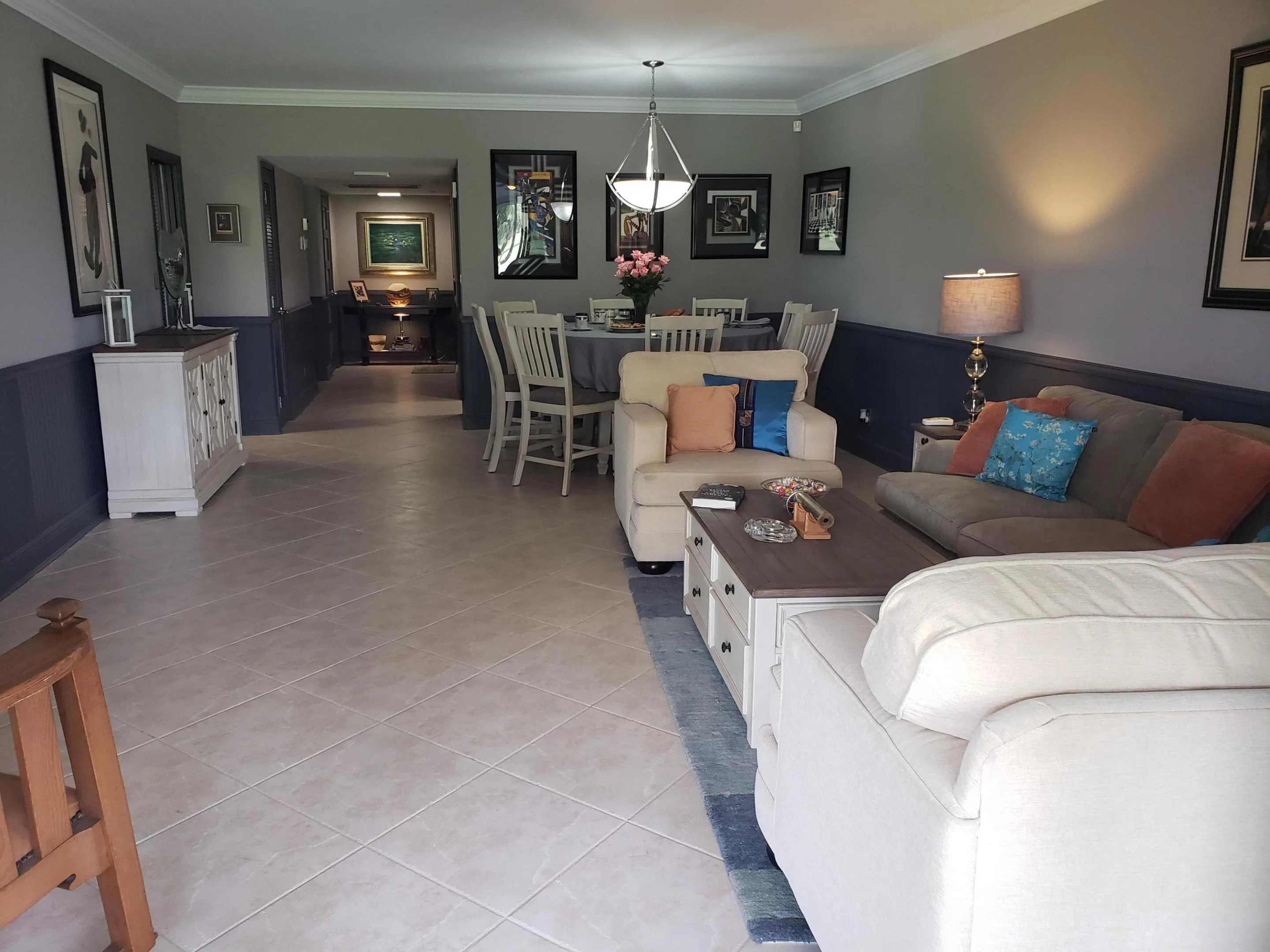 Foyer Dinning Room Living Room