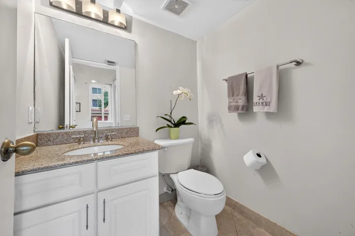 Half bath, downstairs.
