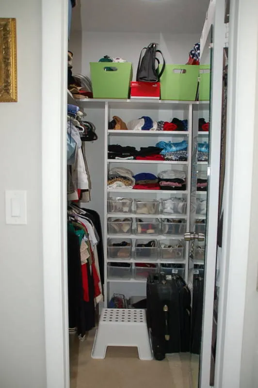 Primary walk in closet