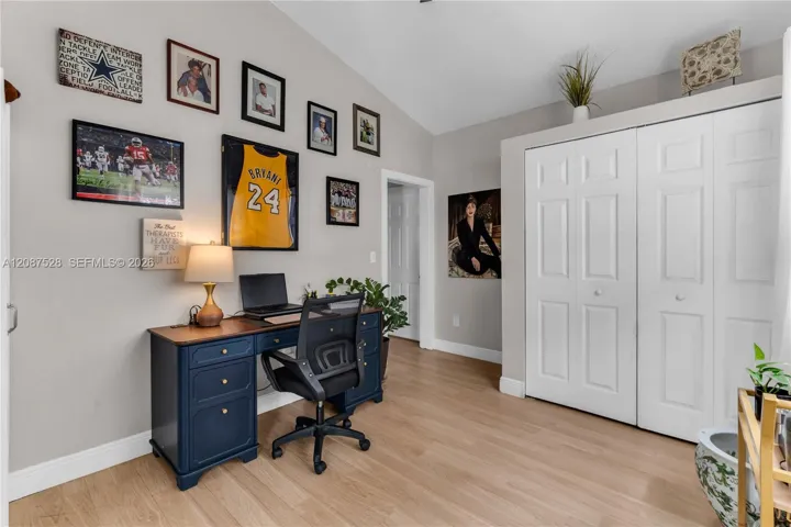 Bedroom currently used as office