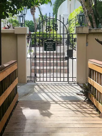 Gate to beach access