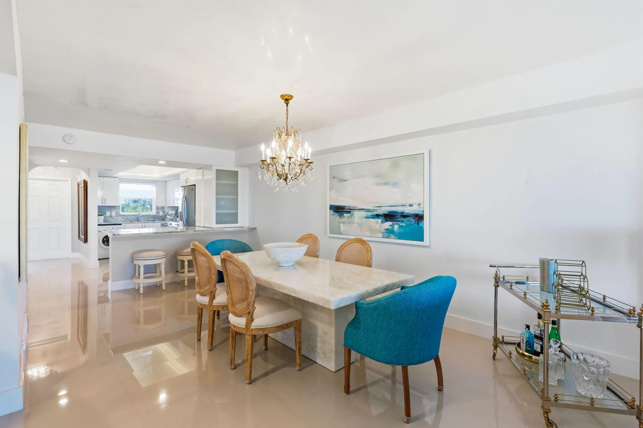 Formal Dining Area and Kitchen