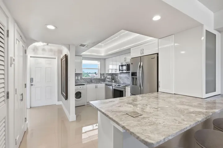 Foyer and Kitchen