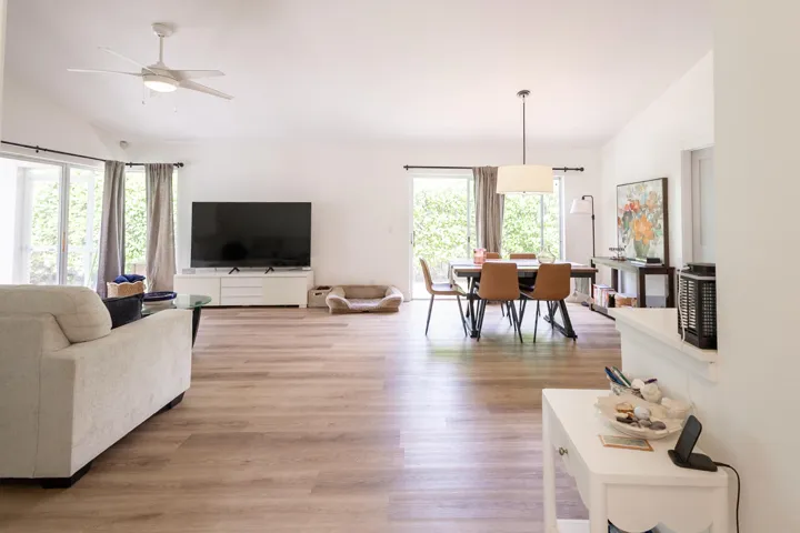 Living Room and Dining Room