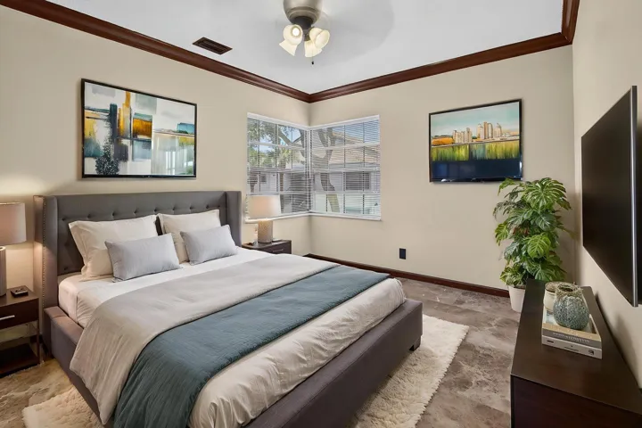 Virtually Staged Second Bedroom