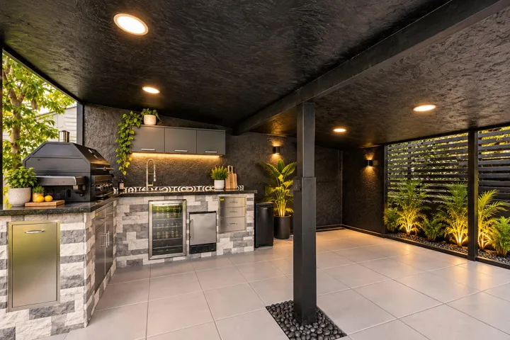 AI Staged Outdoor Kithcen
