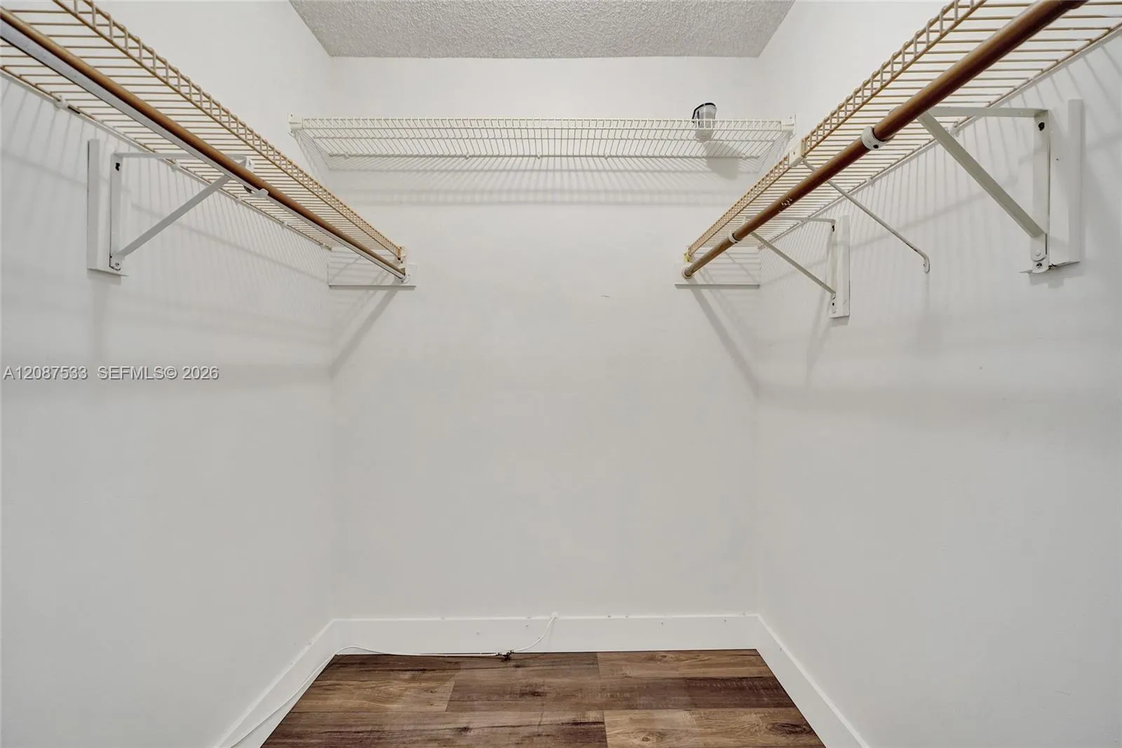 Primary walk in closet