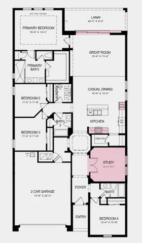 Additional Highlights Include: Impact windows, tray ceiling pkg, pocket sliding door at great room, 8' interior doors, interior door at primary closet to laundry, and outdoor kitchen rough-in.