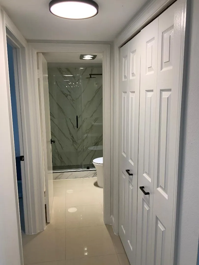 Guest hallway linen closet