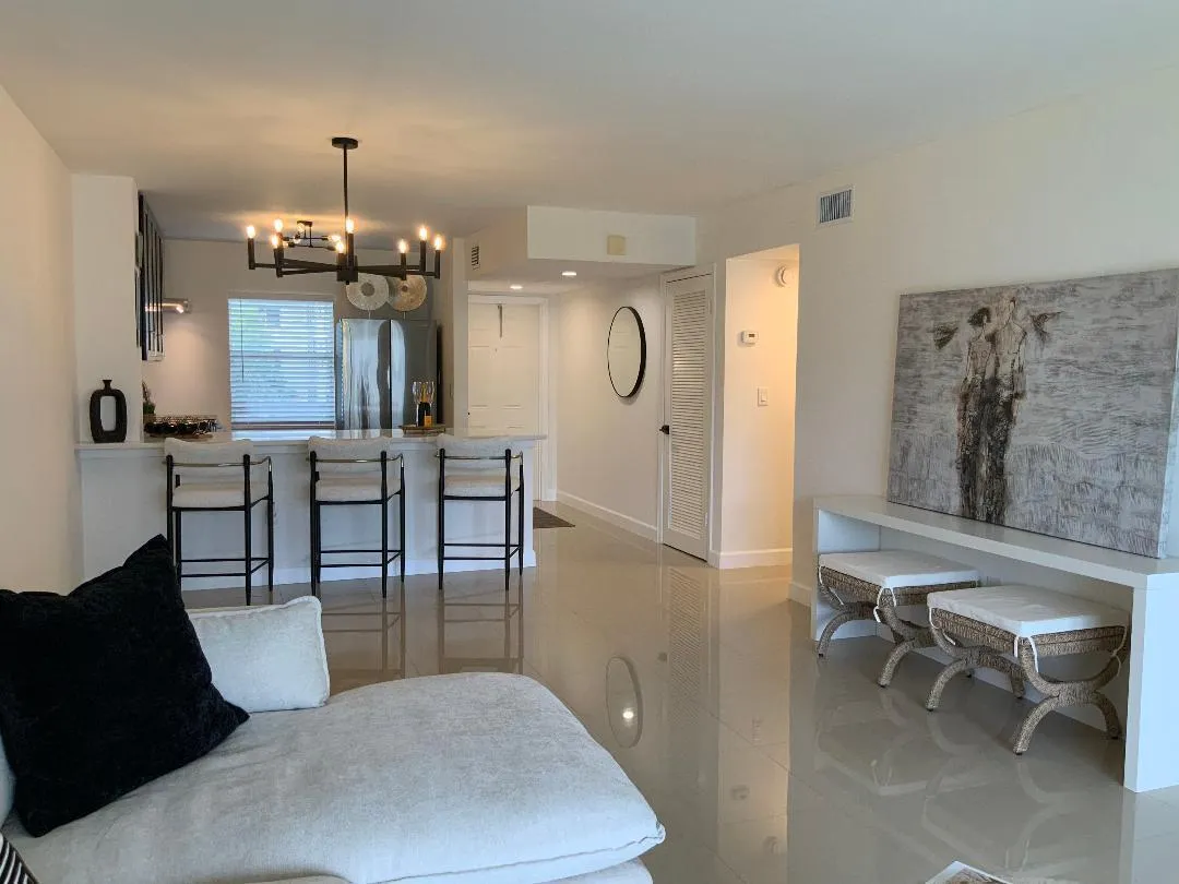 Open concept living area