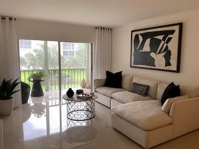 Living room-new sectional and artwork included!