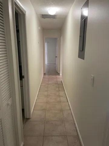 GUEST BATHROOM ON LEFT OF HALLWAY