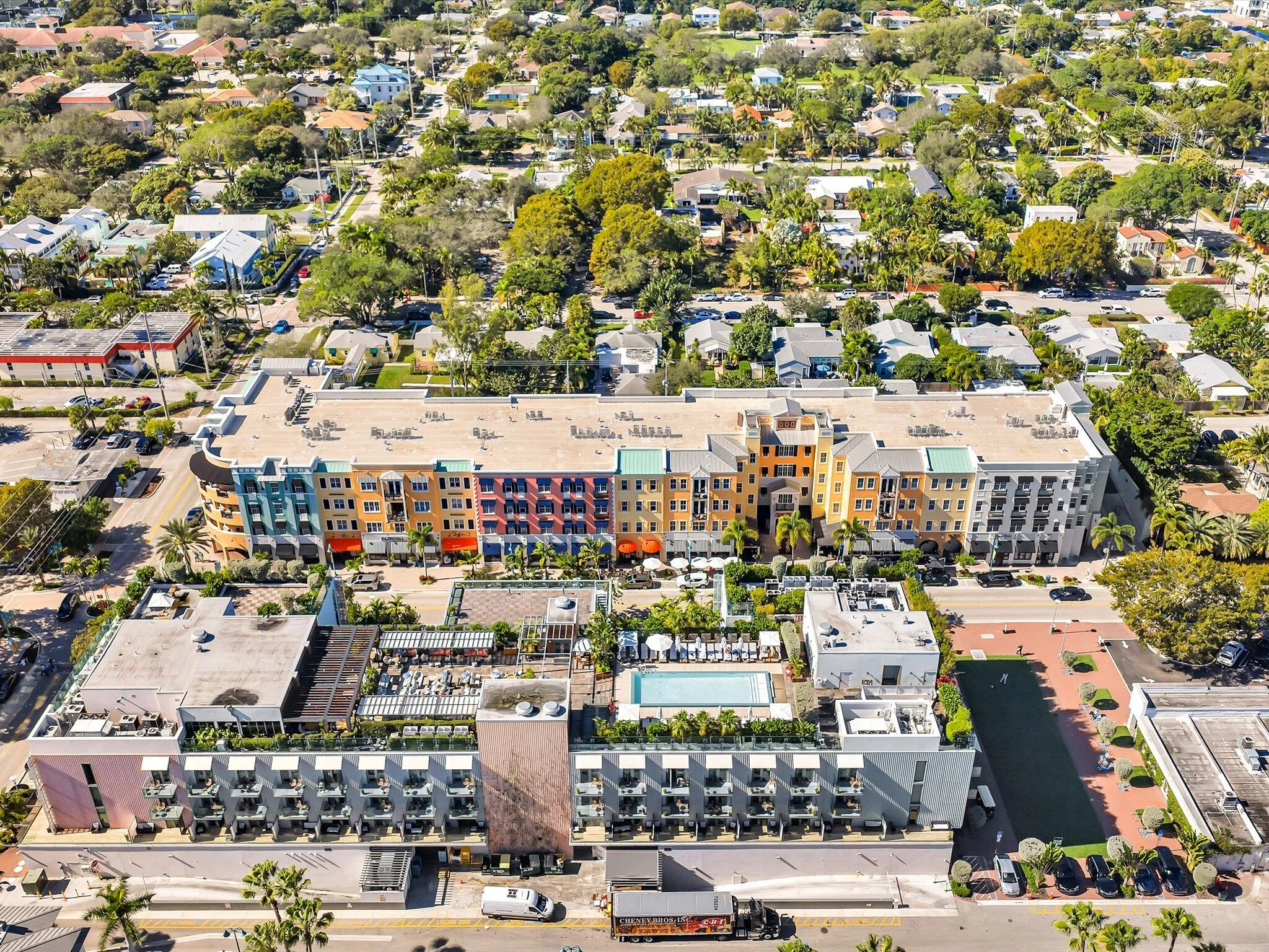 City Walk & Ray Hotel Aerial