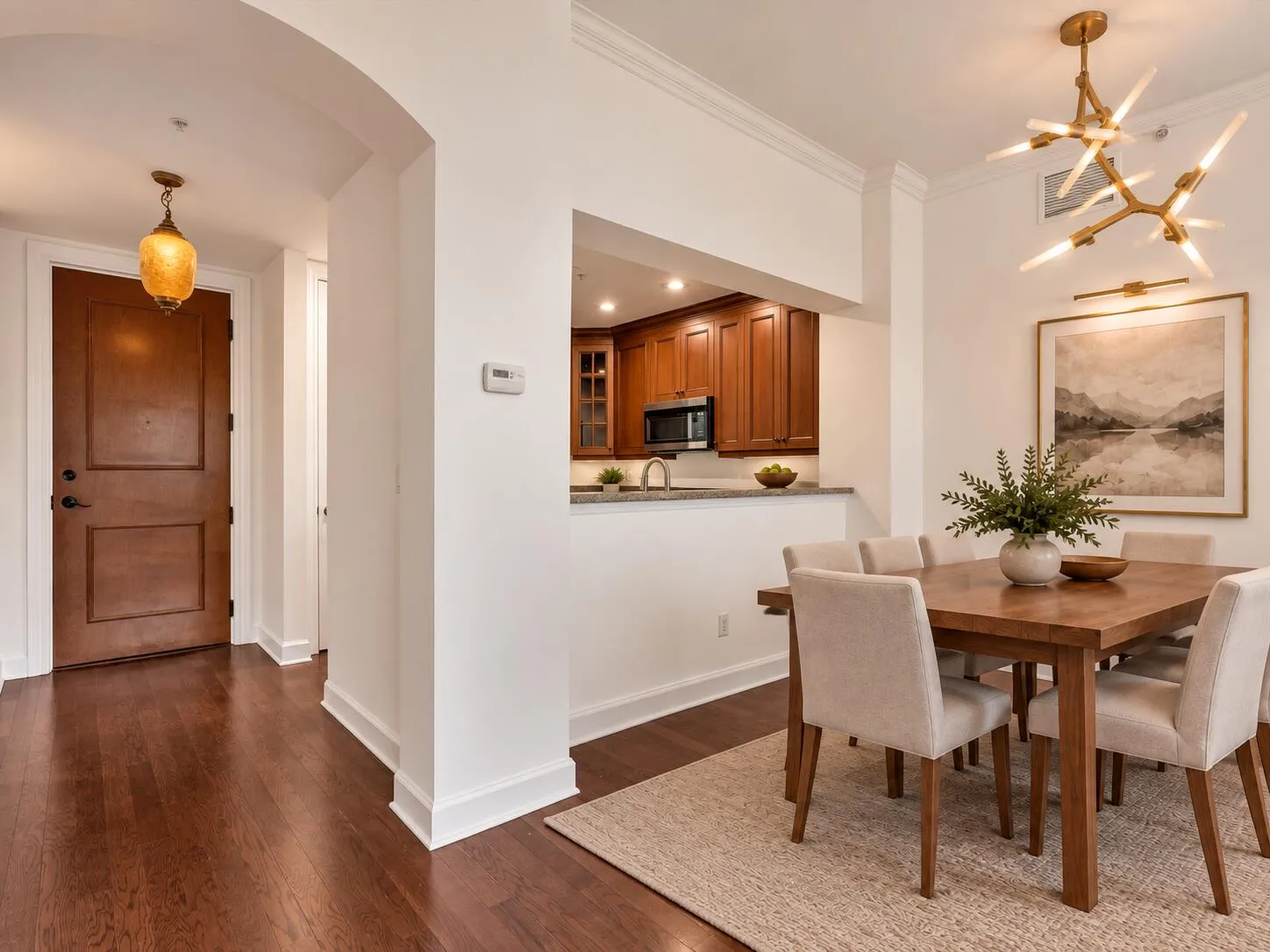 Dining Room to Entrance Foyer