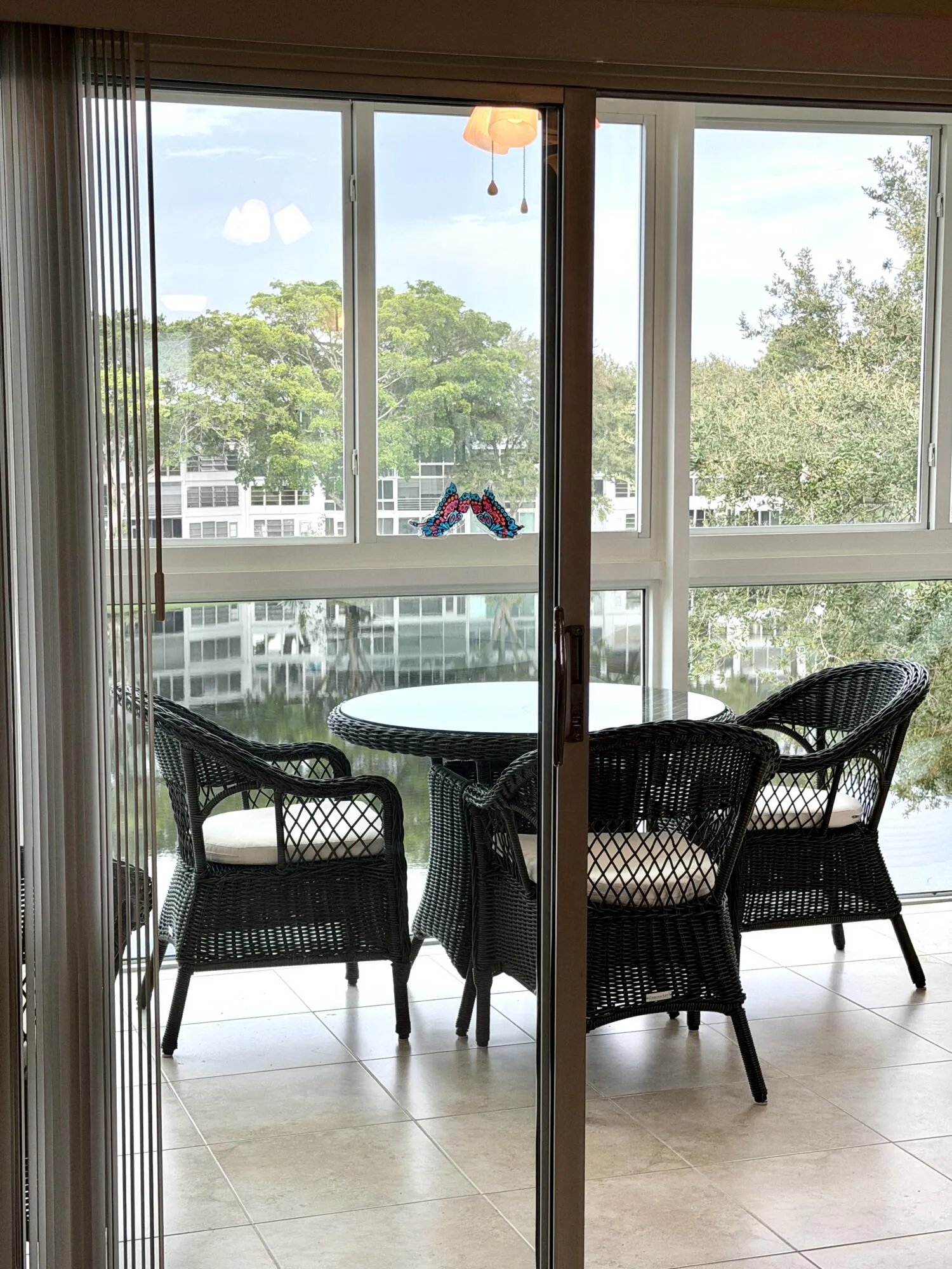 Beautiful and Tranquil View of Lake from Bedroom