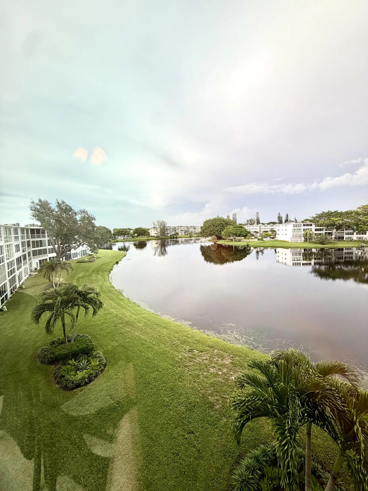 Serene Lakeview from Inside Condo