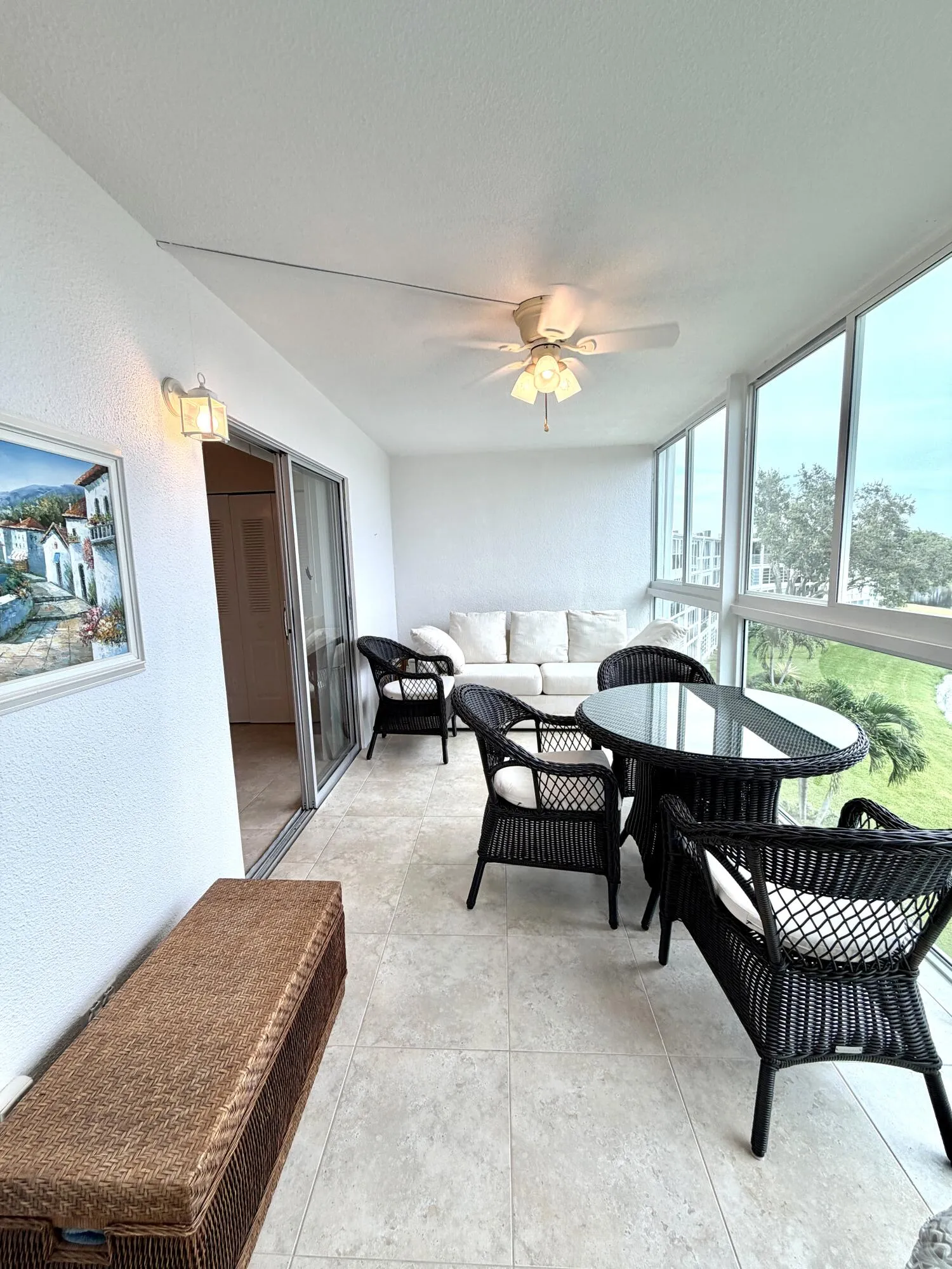 Large Patio with Floor-to-Ceiling Hurricane Windows