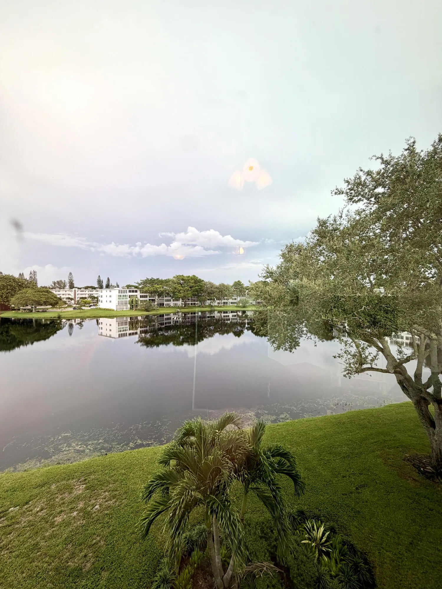 Serene Lakeview from Inside Condo