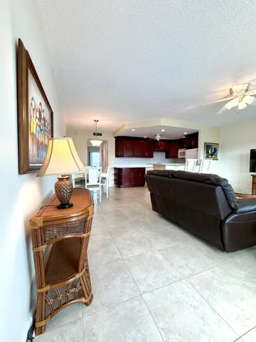 Entry - View of Livingroom and Open Kitchen