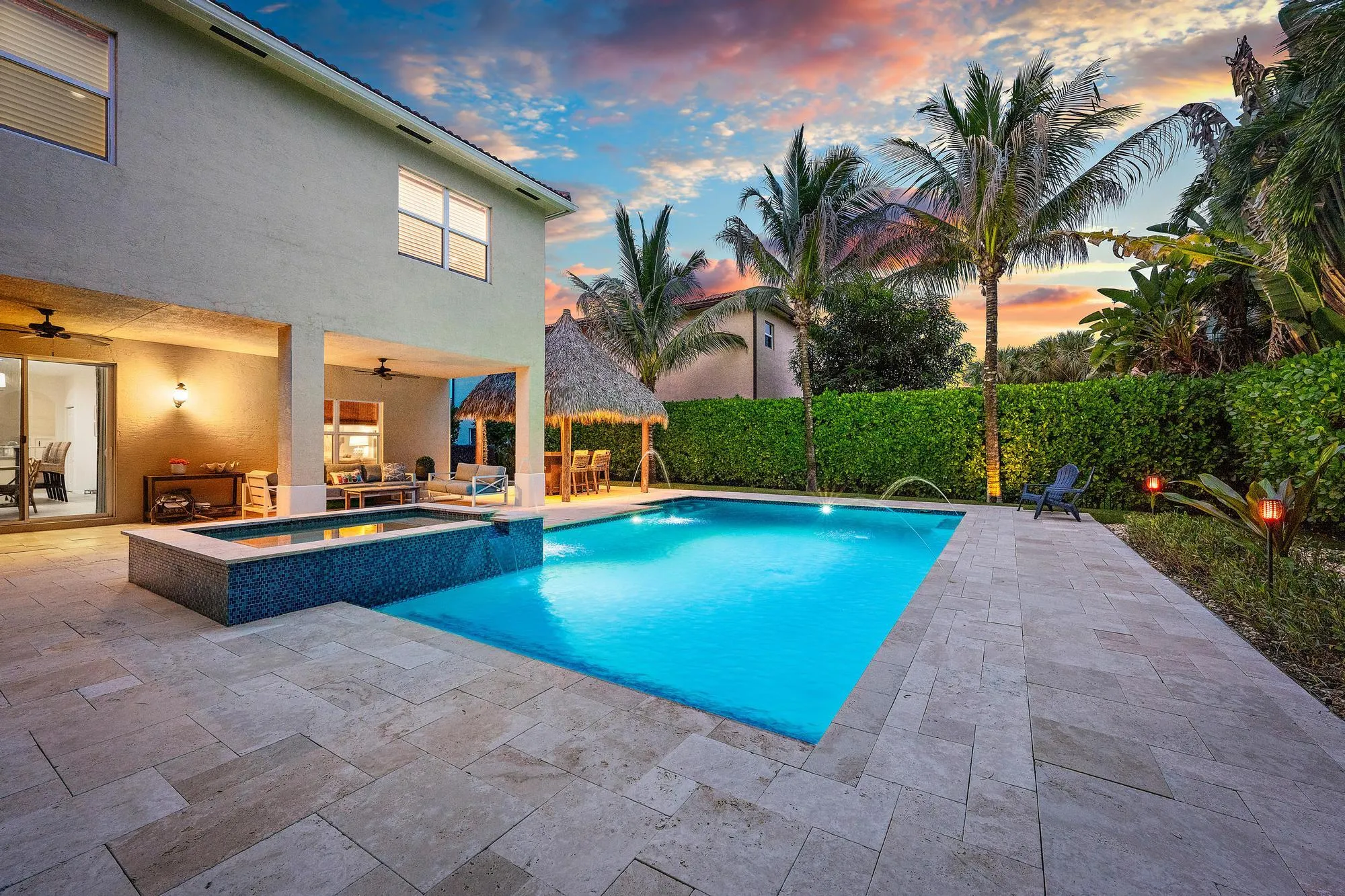 Pool & Back Exterior