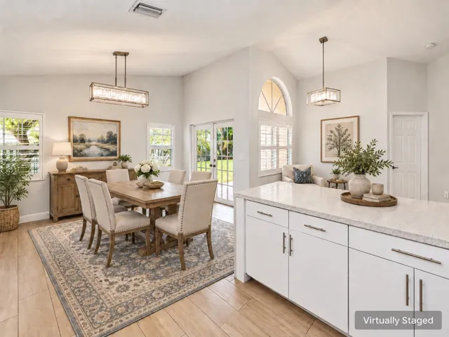 Dining Room Staged