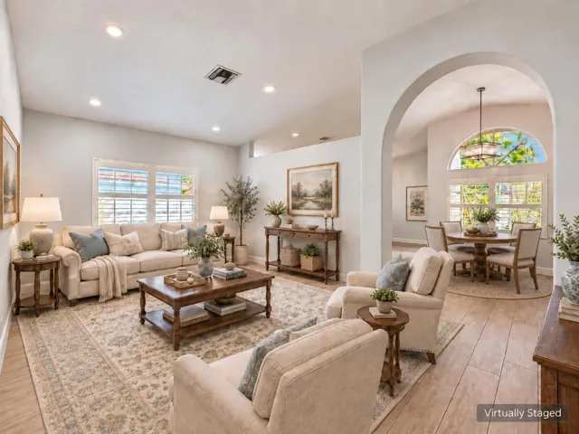 Living Room Staged