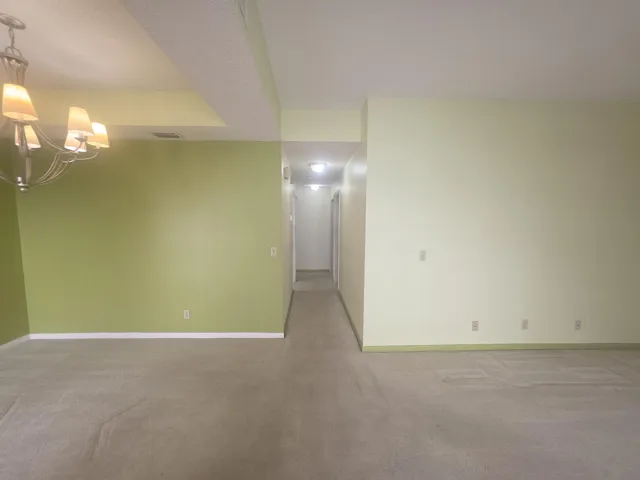 View to the bedrooms