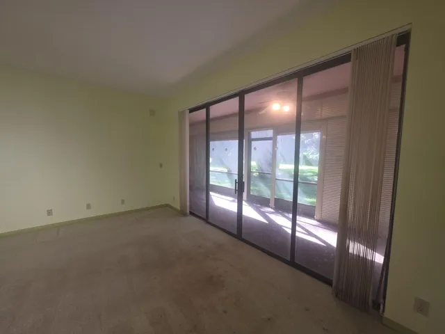 Livingroom view of Patio