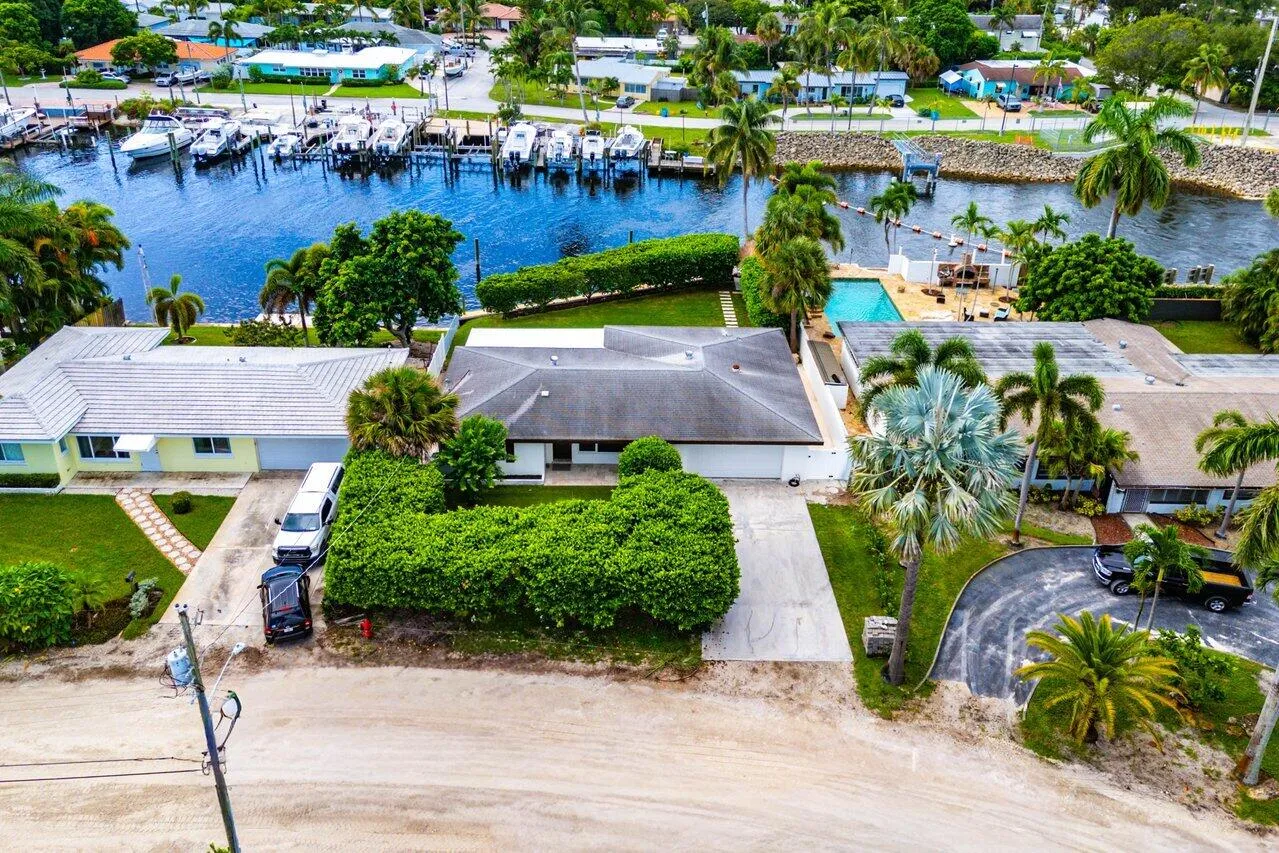 aerial of front