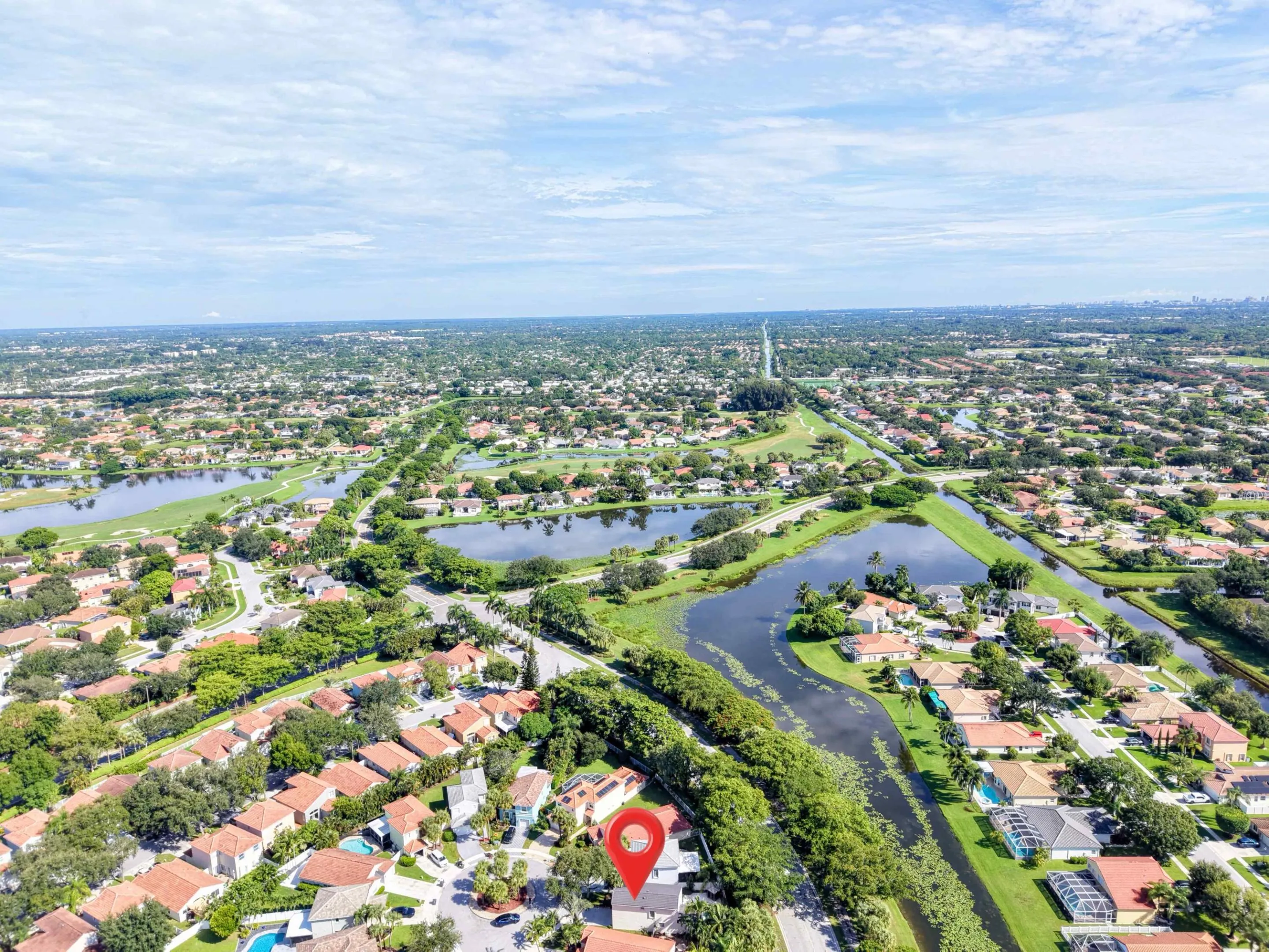 Panoramic to North