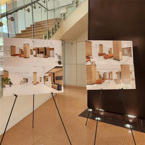 renderings of proposed lobby