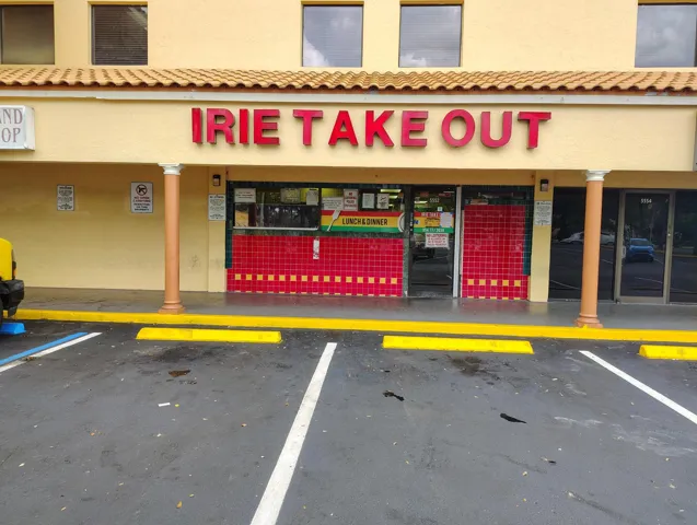 Irie Take out front