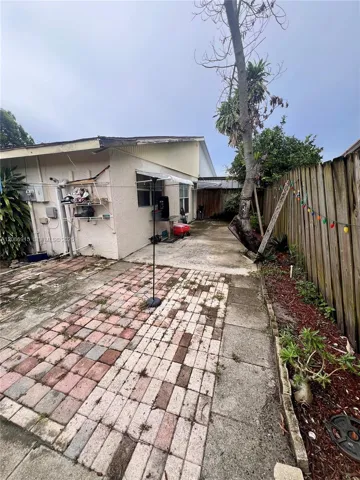 Back patio