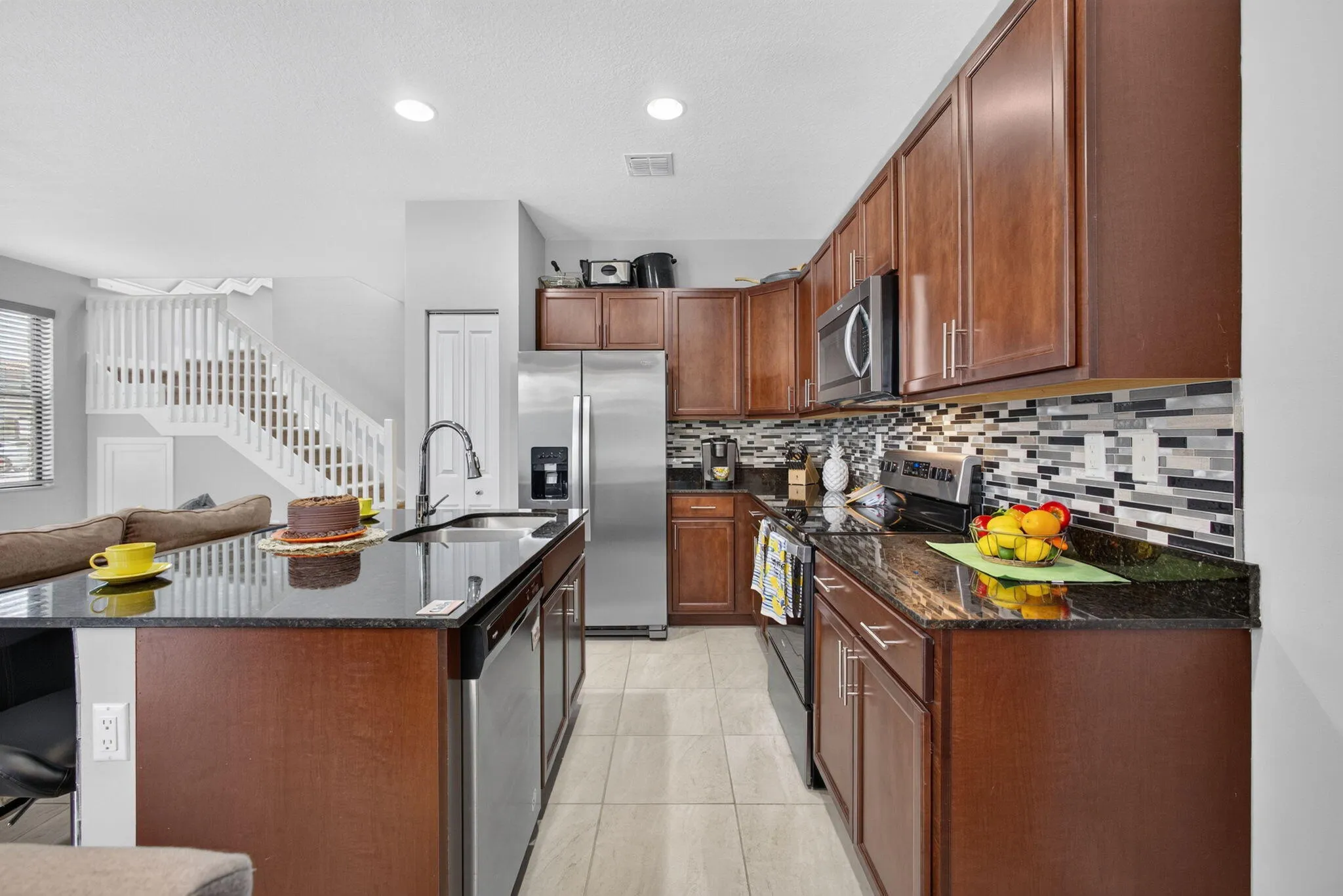 Entertaining is a breeze in your awesome kitchen.
