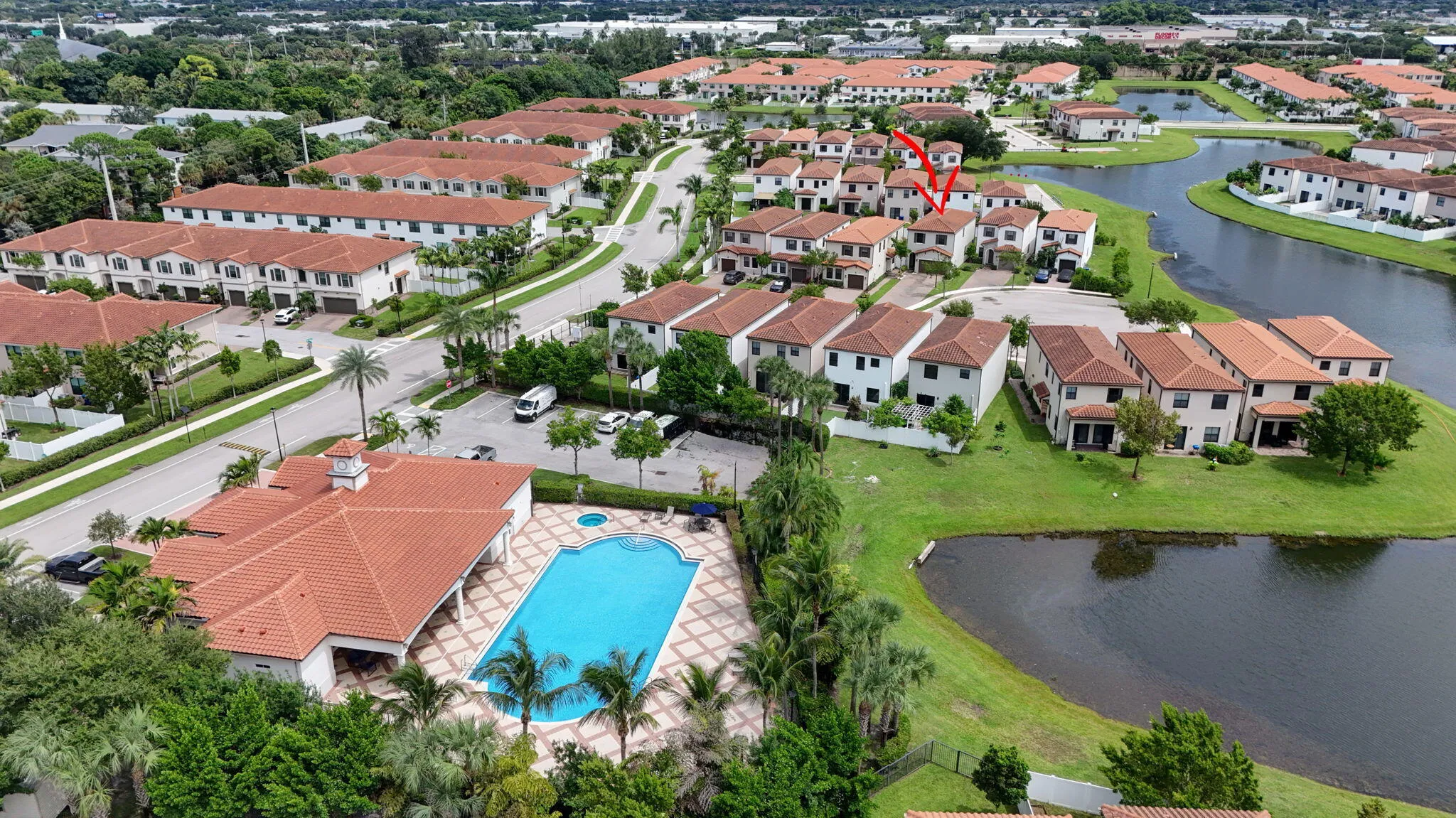 Community clubhouse, pool and spa.