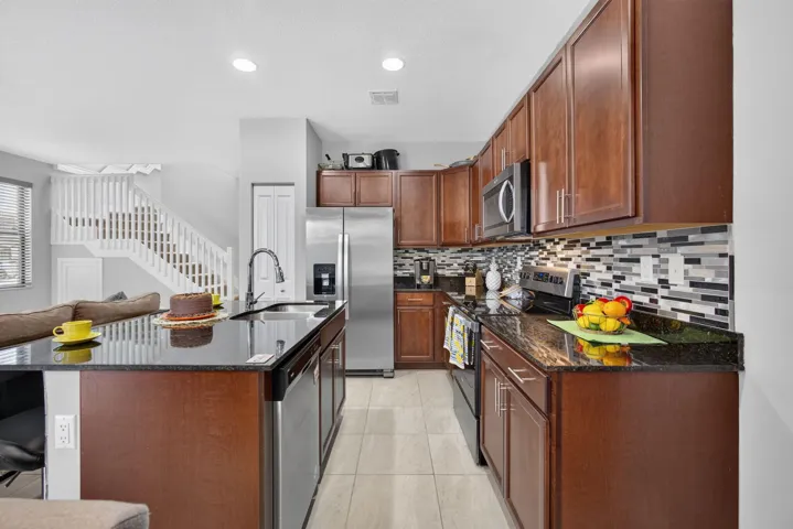 Entertaining is a breeze in your awesome kitchen.
