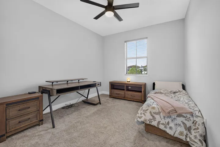 Bedroom 3 gives you the flexibility for office, nursery or fitness room.