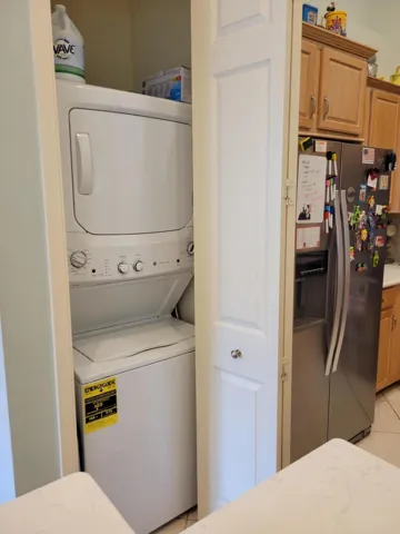 Laundry conveniently located inside.