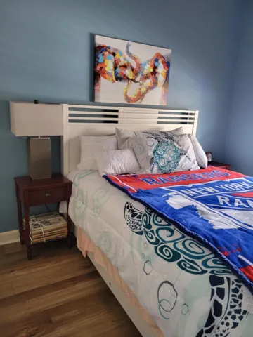 High ceilings in all the bedrooms and Den area.