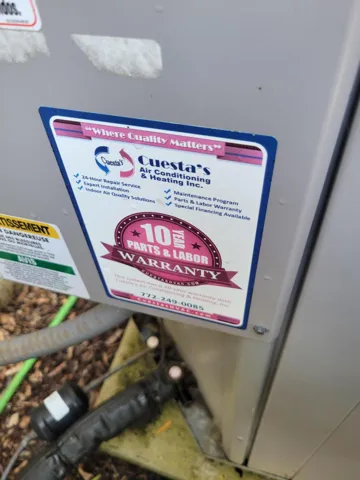 AC system was installed in 2023.
