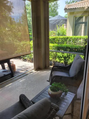 Lots of room to converse and or read a book if you like on the screened porch.