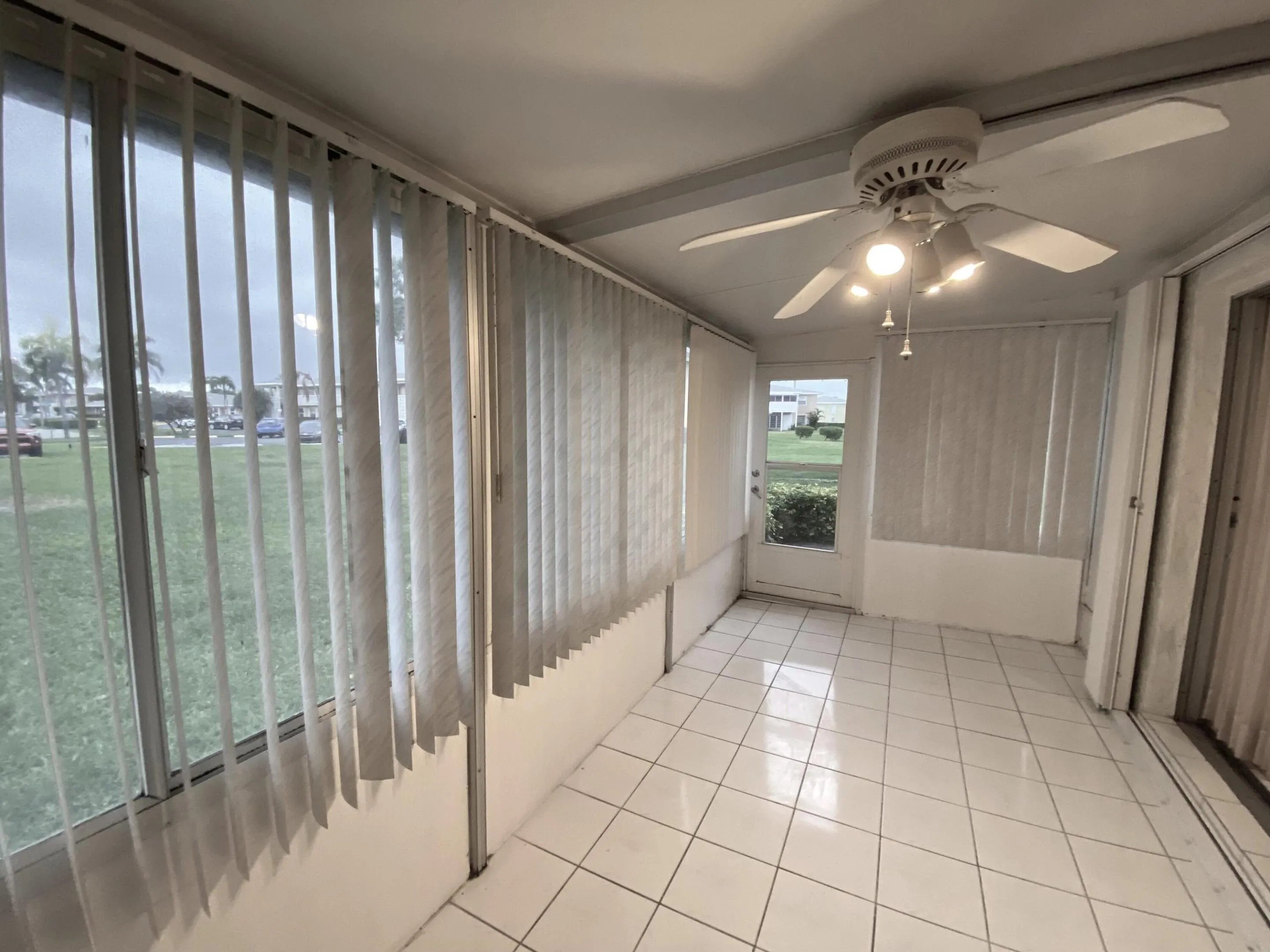 Screened patio