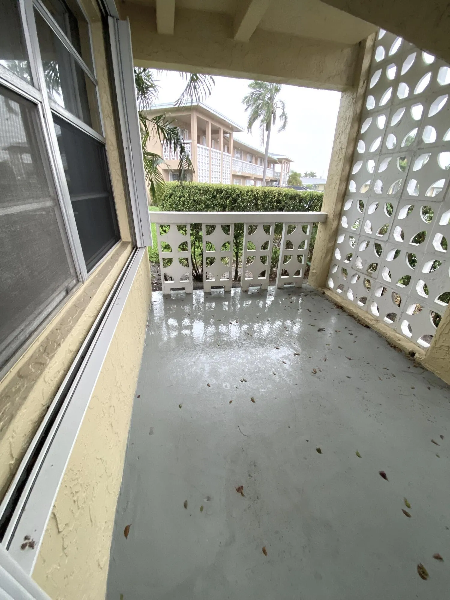 Open front patio