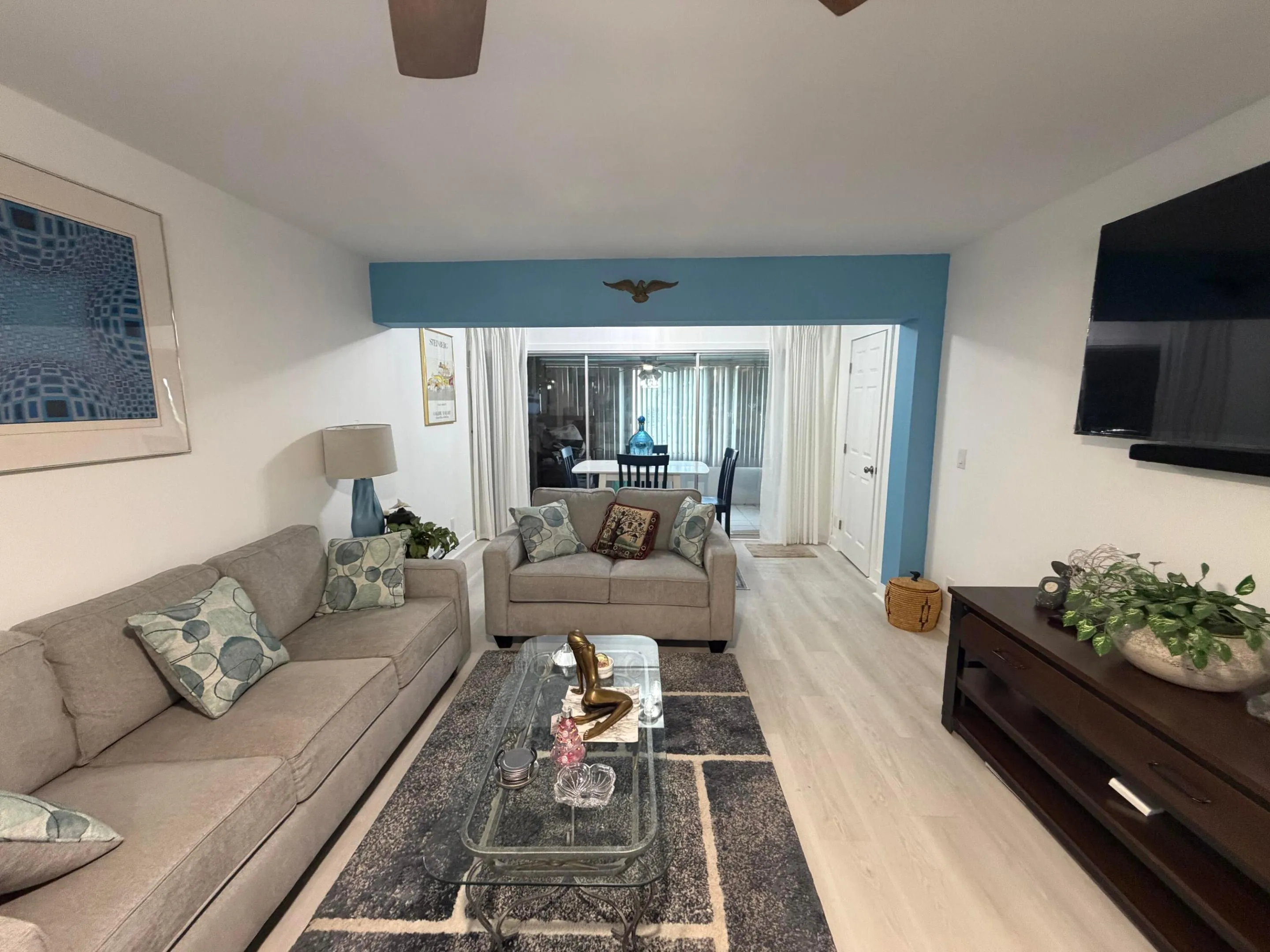 Living room to patio
