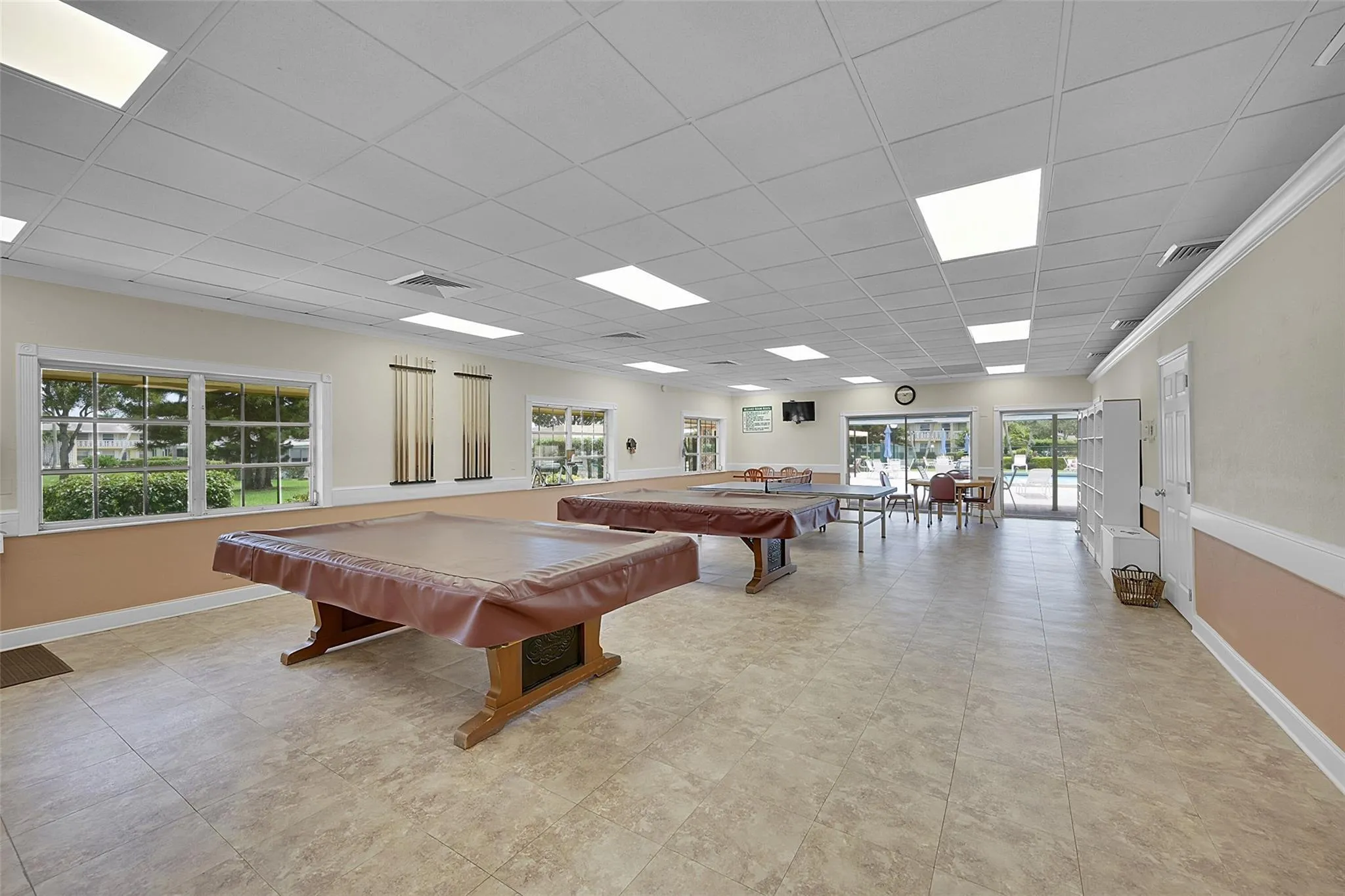 Billiards and table tennis