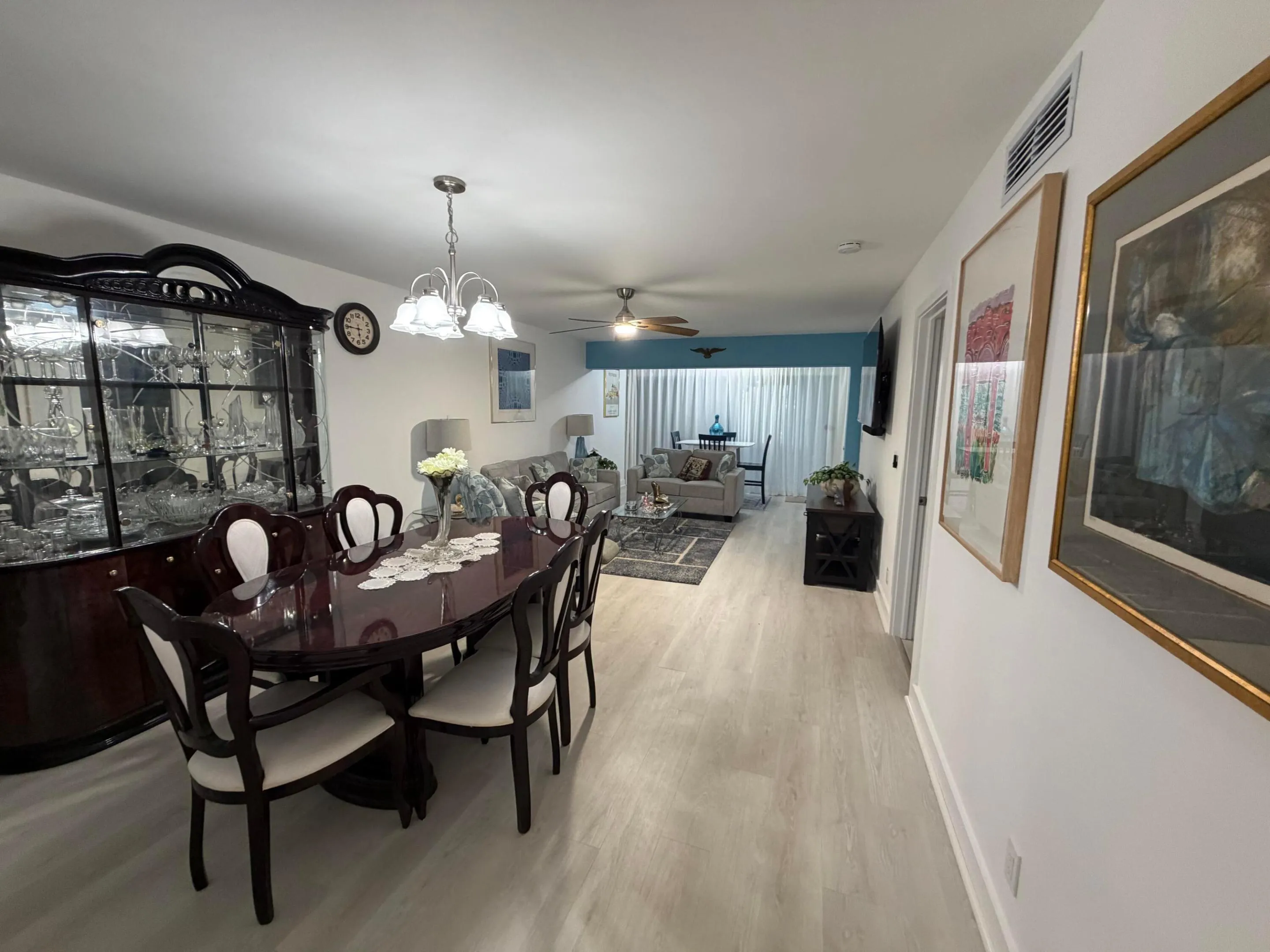 Dining area to living room