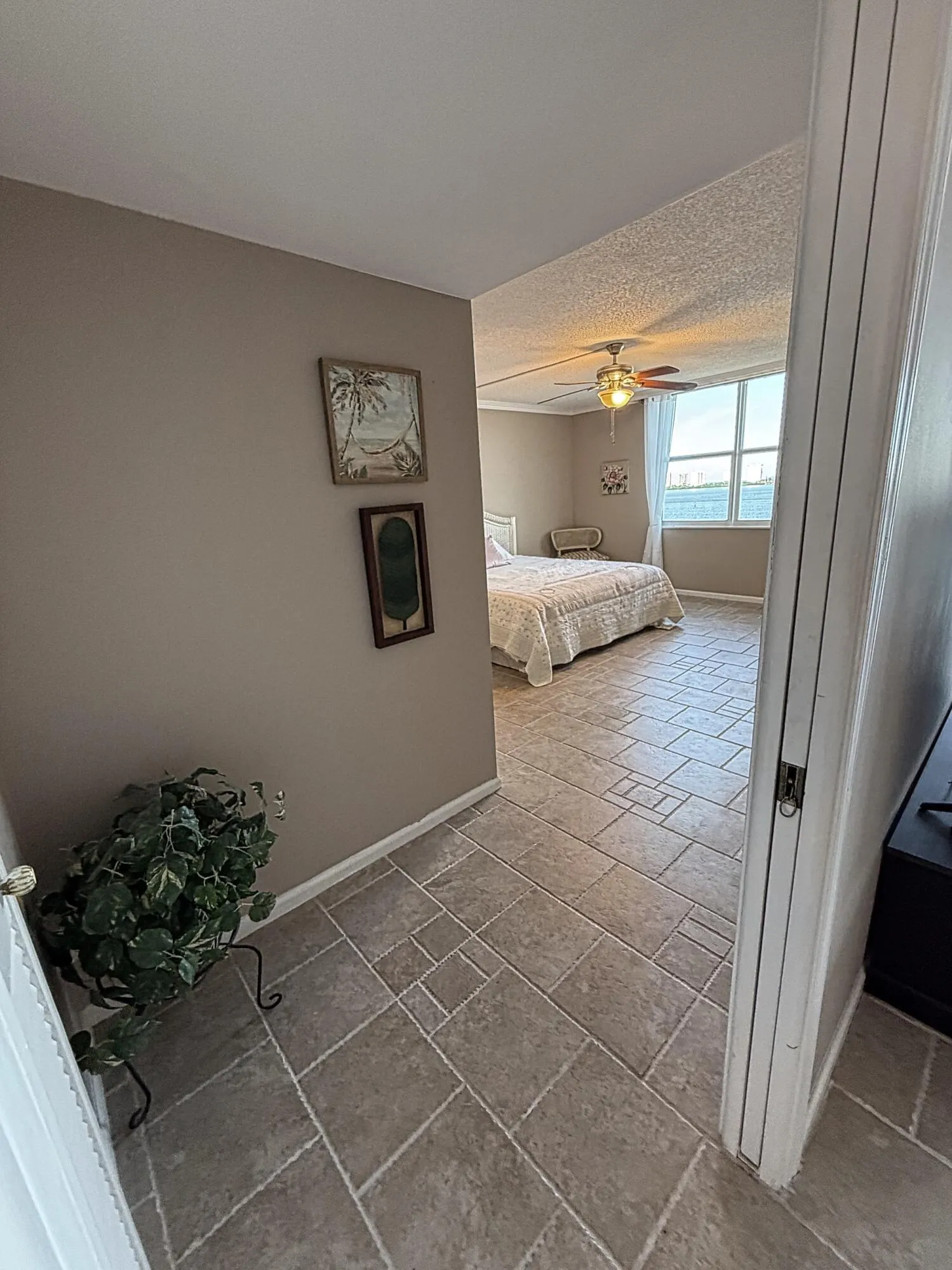 Master bedroom entry
