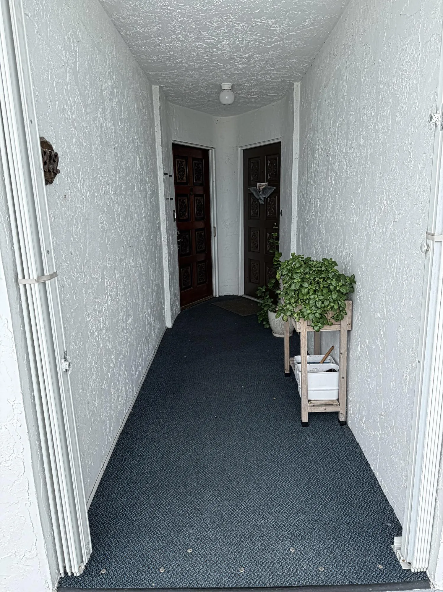 Entry to unit (on left)