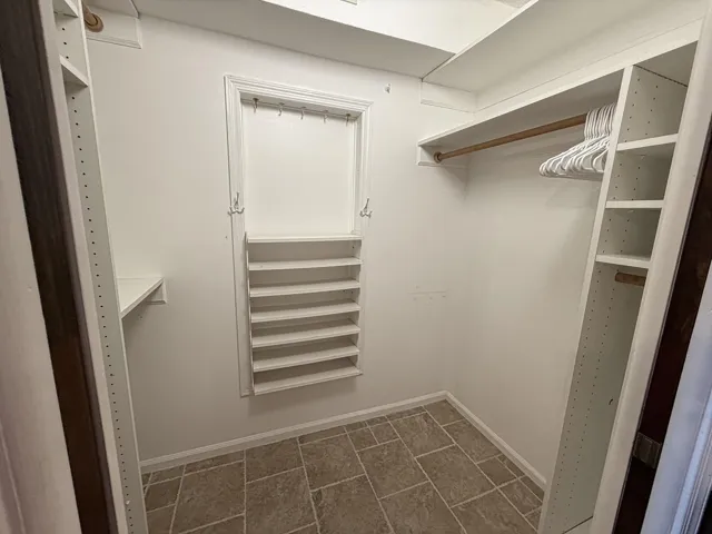 Master walk in closet