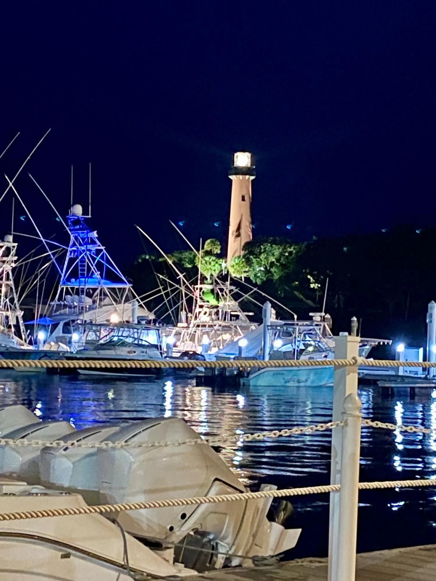Lighthouse at Night from Utiki